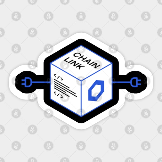 Chainlink Conncet Sticker by BitcoinSweatshirts